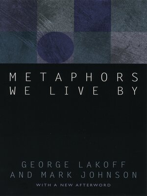cover image of Metaphors We Live By